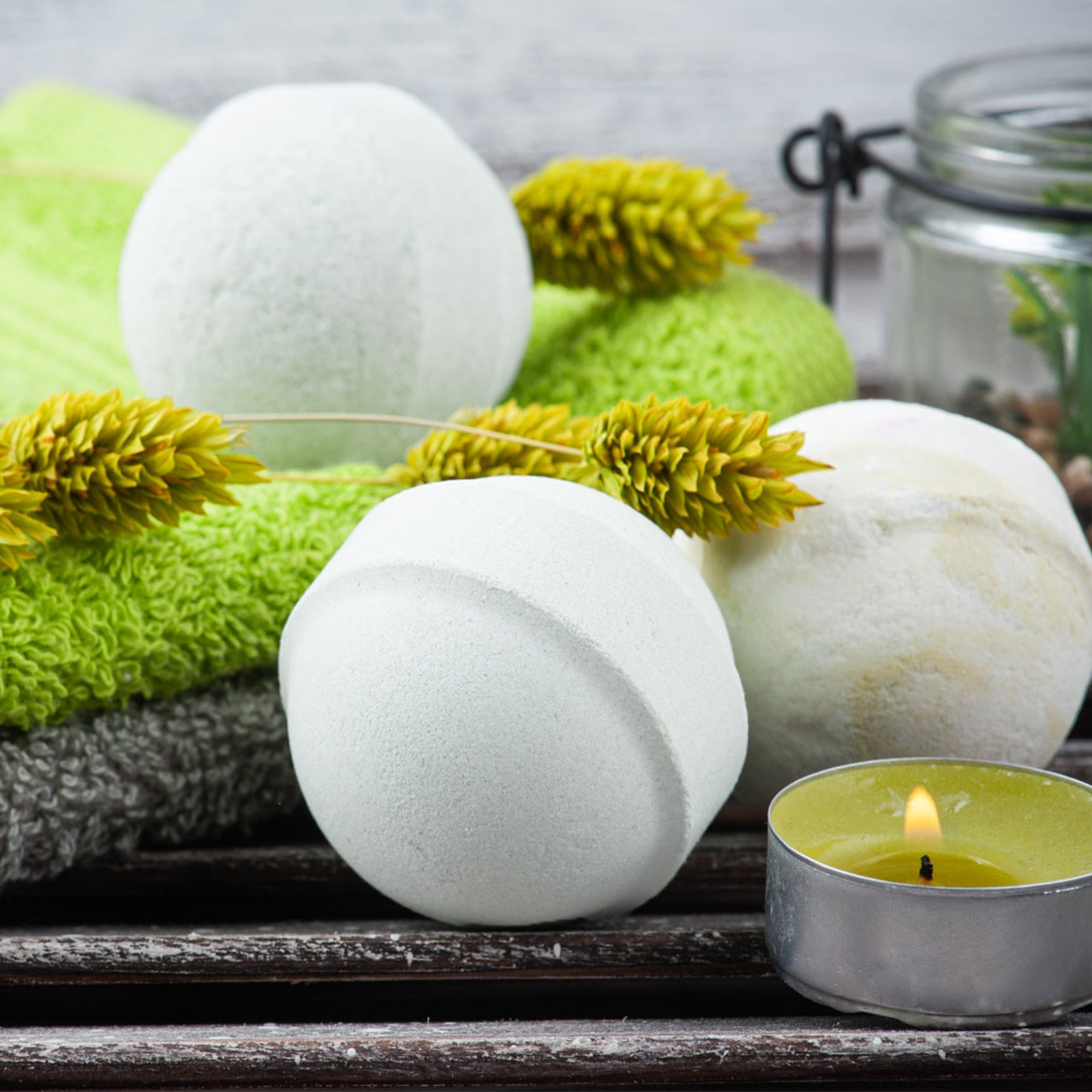 Natural Bath Bombs, Round Bath Bombs, Self Care Bath Bombs
