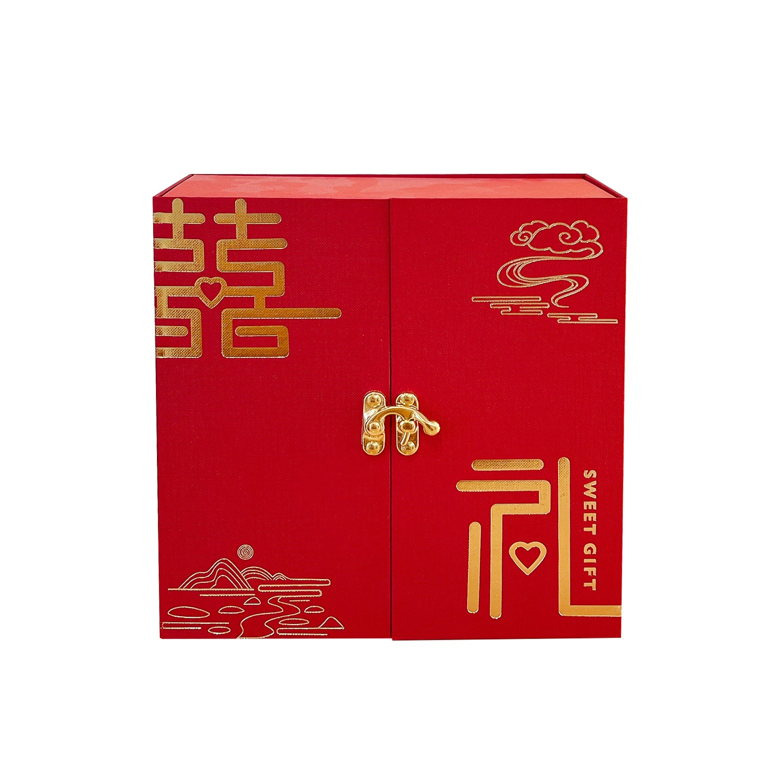 Red Gift Box for Her, Premium Craft Curated Gift Box