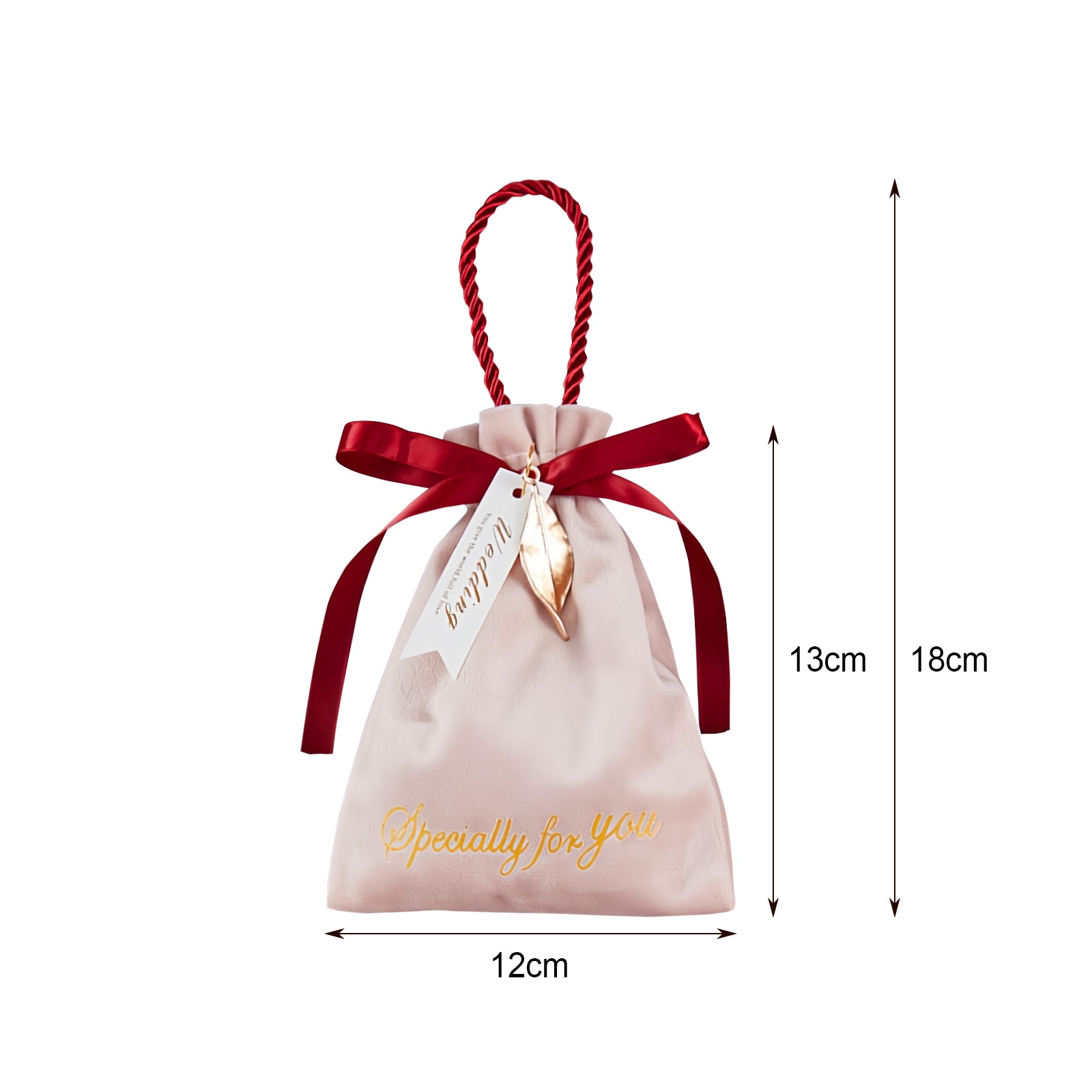 Cloth Drawstring Gift Bags Set of 10, Premium Curated Craft Gift Bag, Reusable Bag