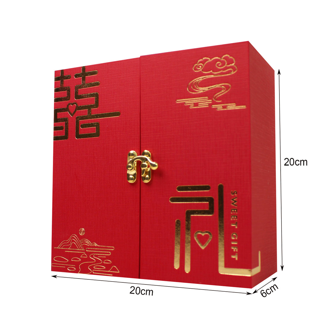 Red Gift Box for Her, Premium Craft Curated Gift Box