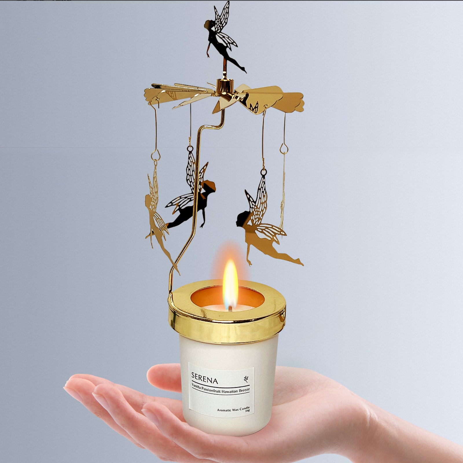 Frosted Candle for Room Decor, Serena Scented Candle (50g)