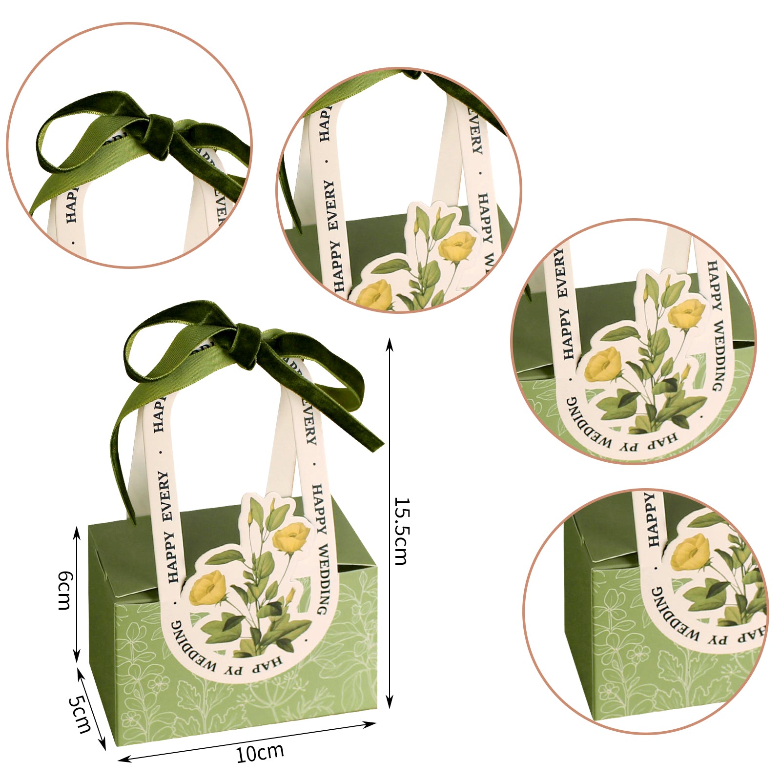 Wedding Candy Box Set of 10, Premium Curated Craft Gift Box