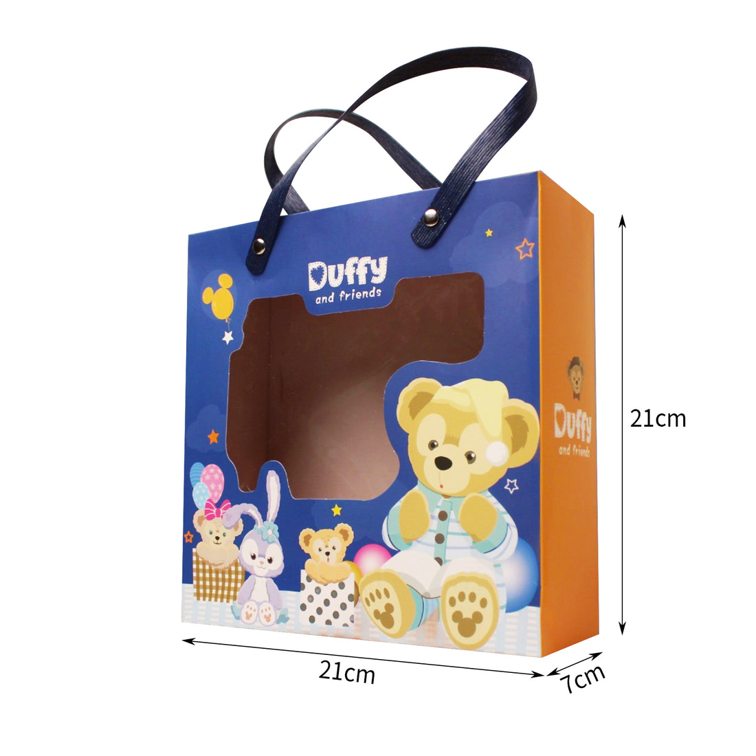 Cute Gift Bag, Duffy with Friends Craft Gift Bag, Birthday Gift Bag
