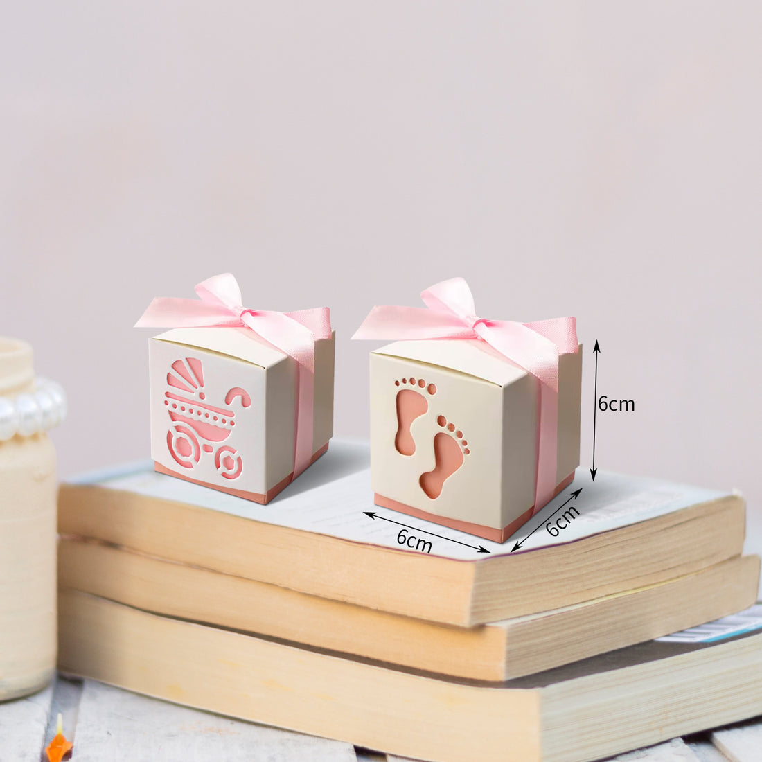 Baby Shower Sweet Gift Box Set of 10, Premium Craft Gift Box