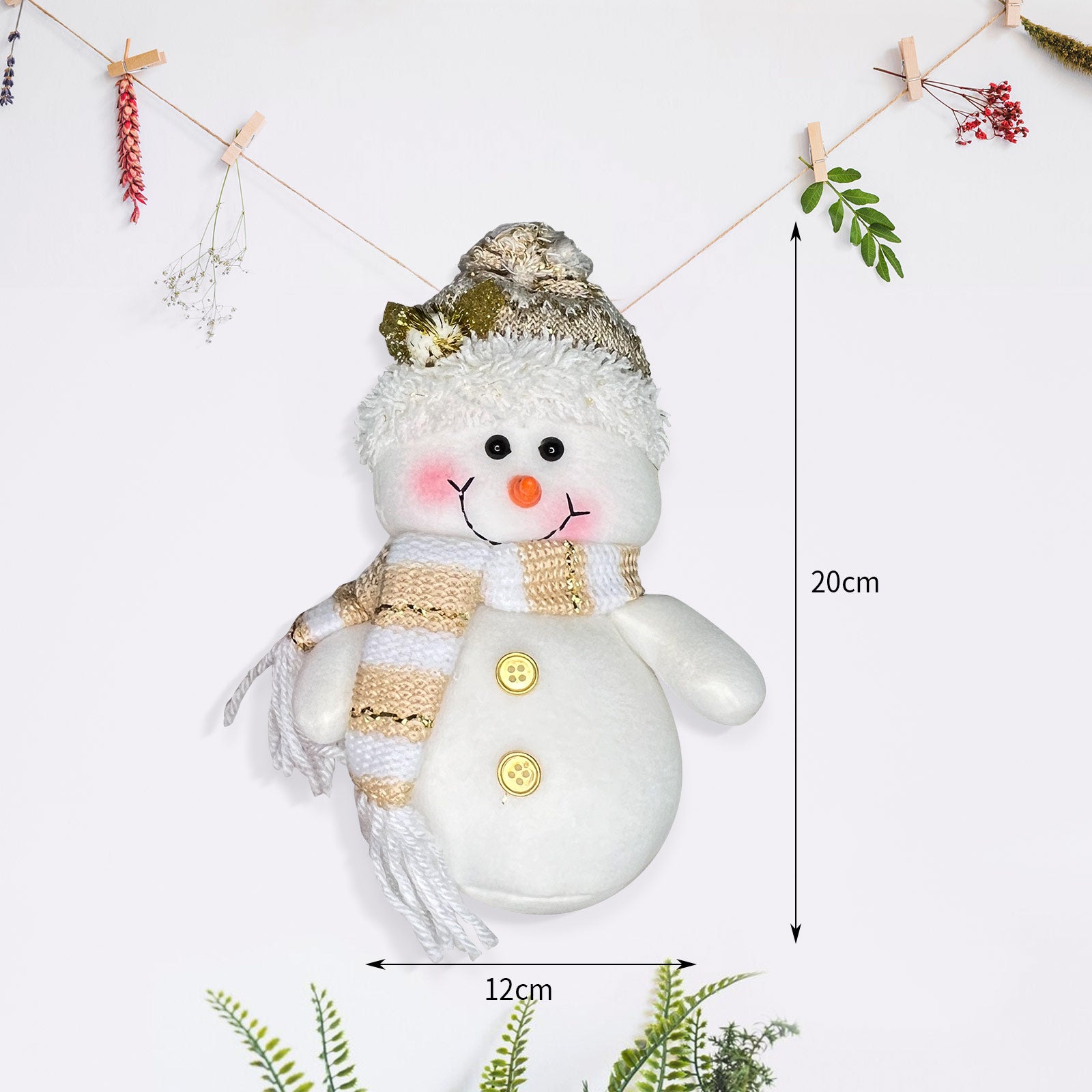 Adorable Snowman Plush Keychain – Cute Winter Bag Charm, Holiday Accessory, and Perfect Christmas Gift for All Ages