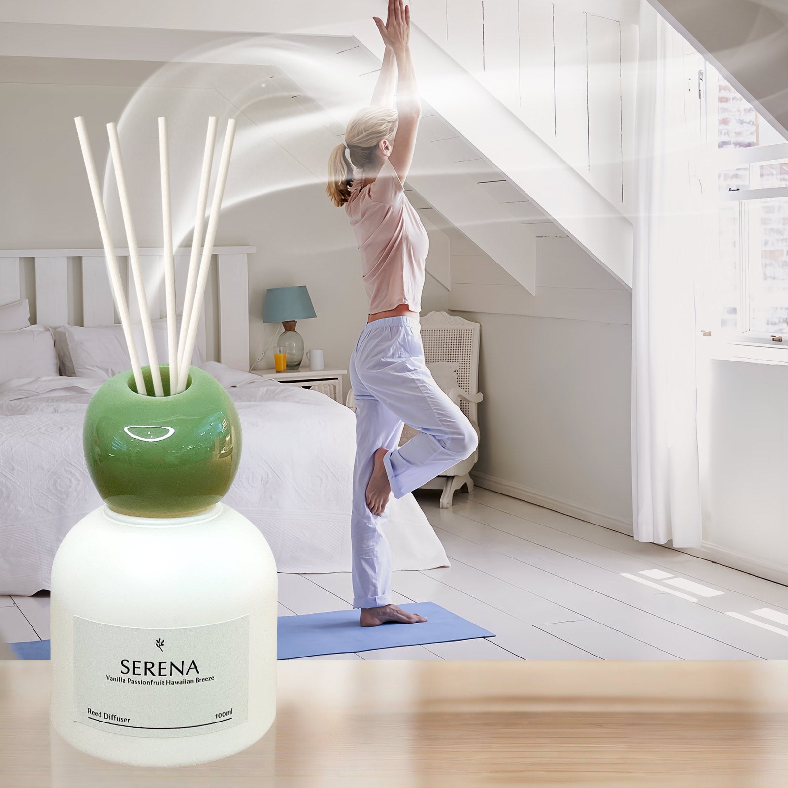 Reed Oil Diffuser for Home Fragrance, Air Freshener (100ml)