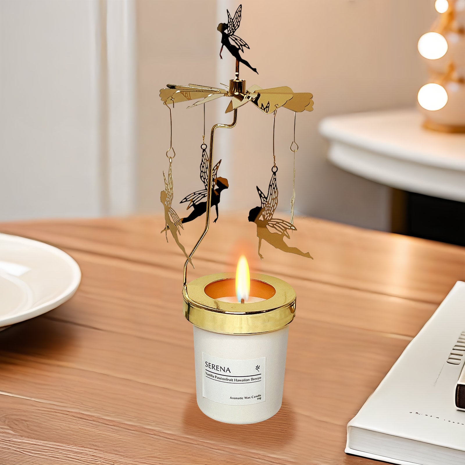 Frosted Candle for Room Decor, Serena Scented Candle (50g)