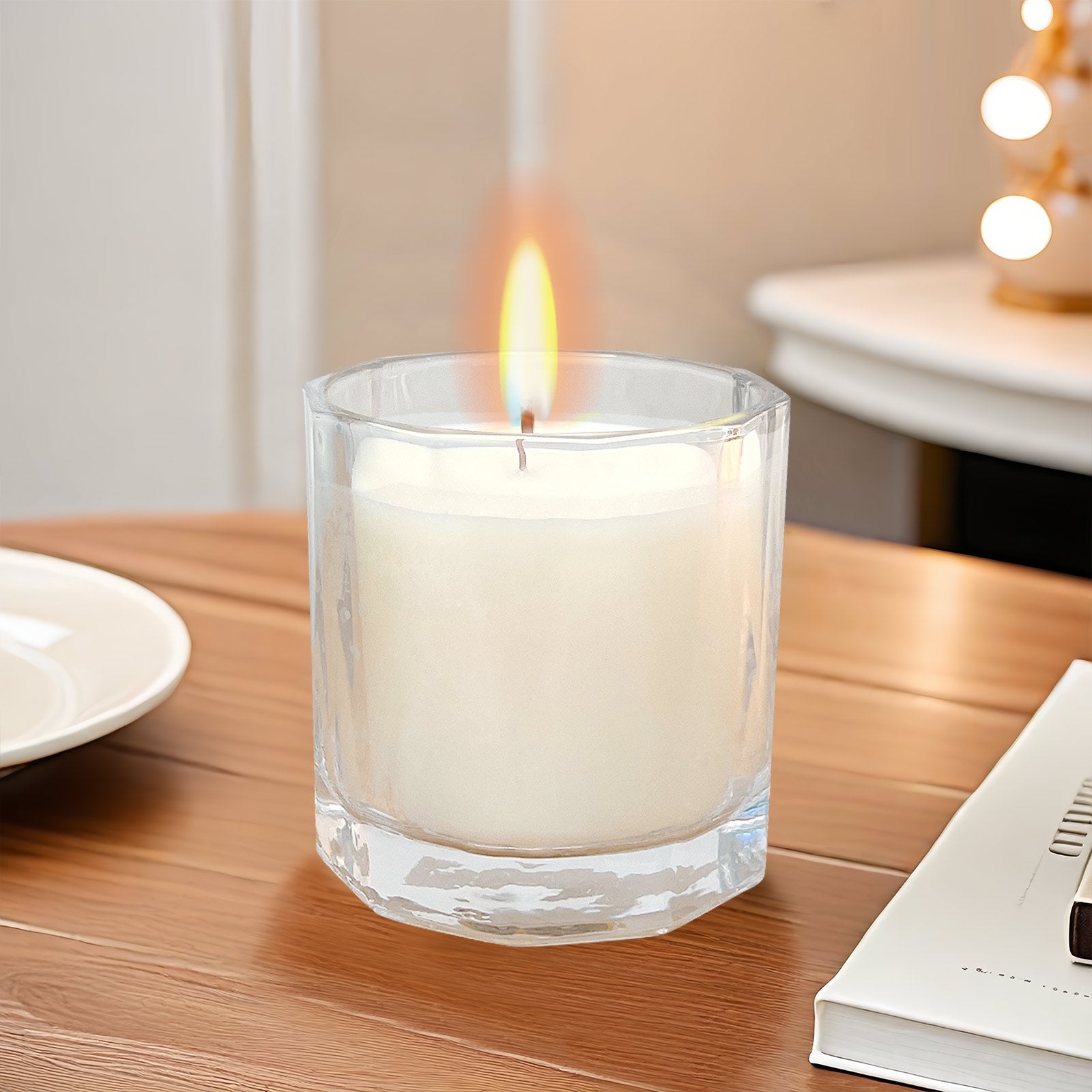 Soy Wax Candles, Serena Jar Candle, Decorative Candles in Jars (150g)