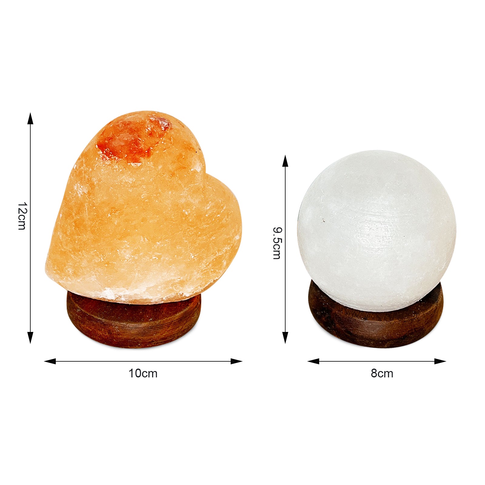 Himalayan Salt Lamp, Himalayan Salt Heart Led USB Mini Lamp