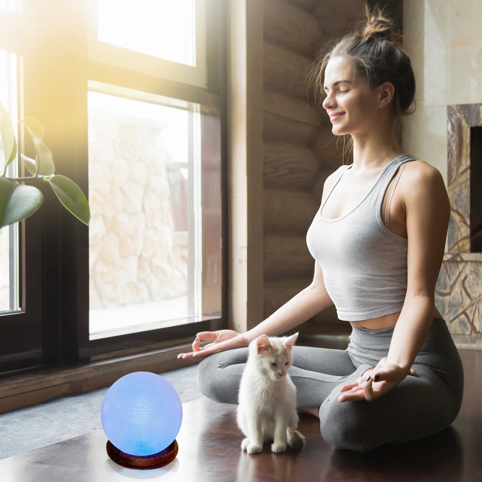 Himalayan Salt Lamp, Himalayan Salt Heart Led USB Mini Lamp