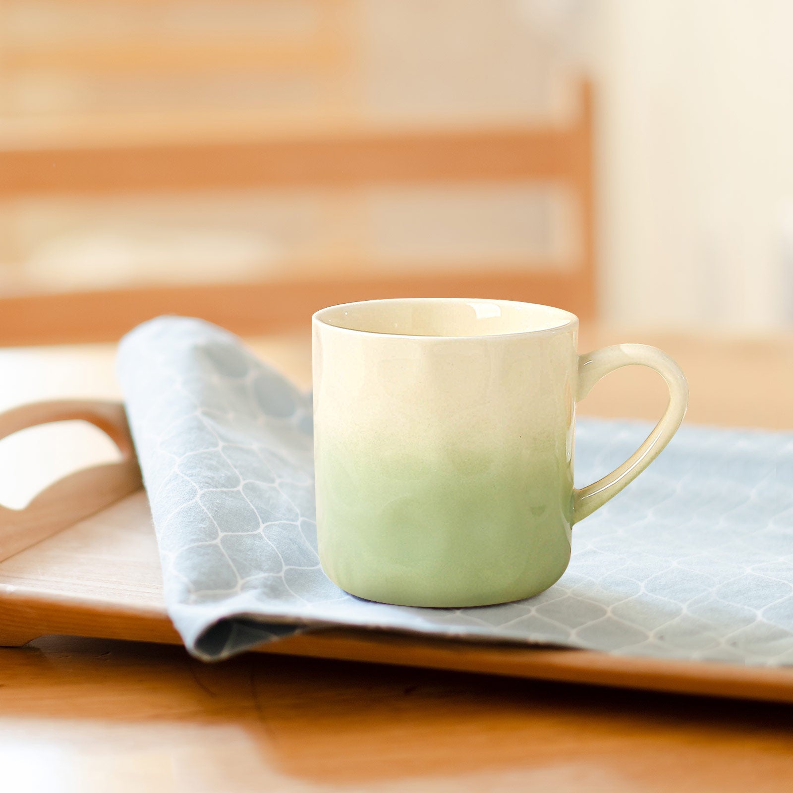 Minimalist Ceramic Mug – Handcrafted Gradient Coffee Cup, Stylish Modern Design, Perfect for Tea, Hot Cocoa, or Gifting