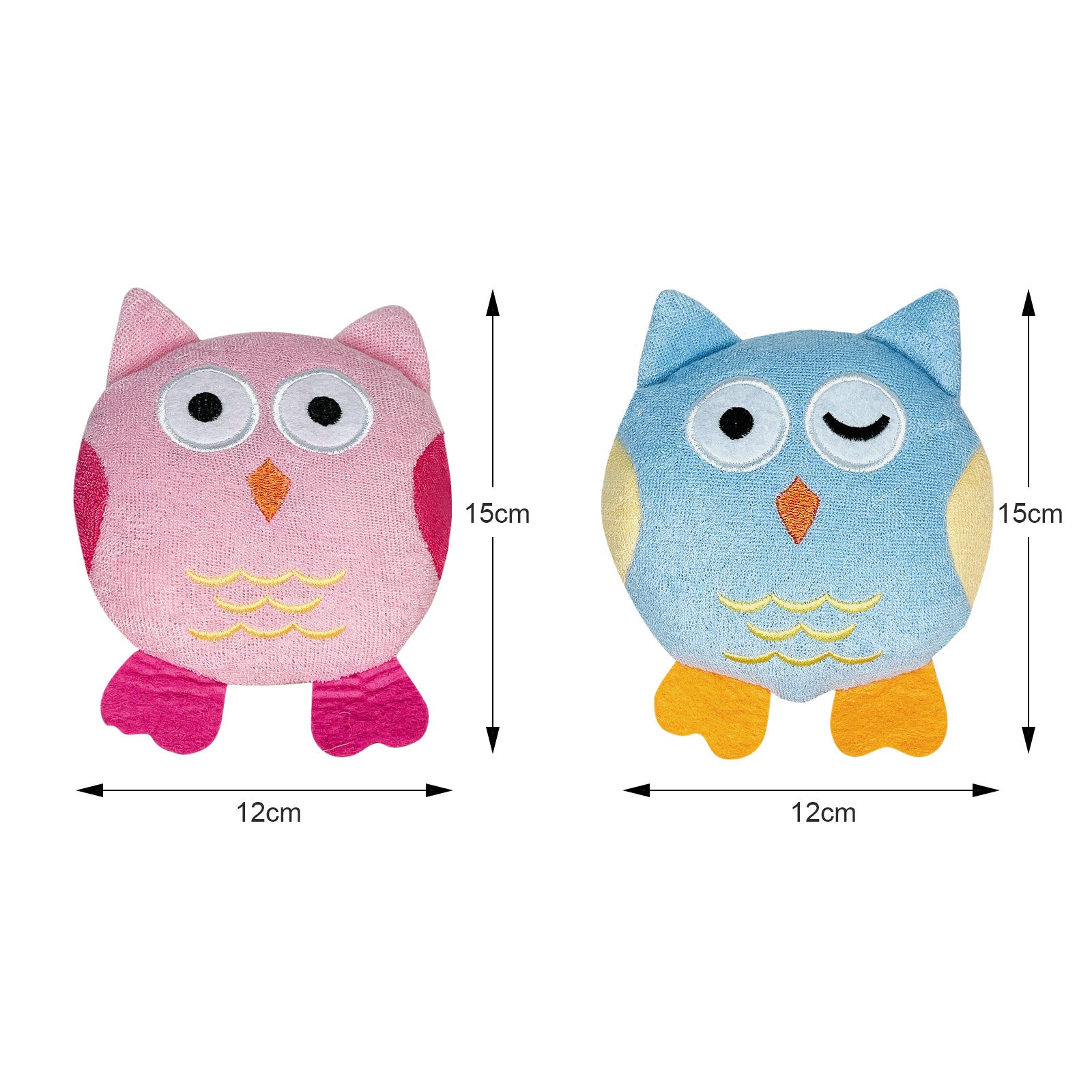 Cute Bath Sponge, Reusable Owl Bath Sponge, Bath Accessories