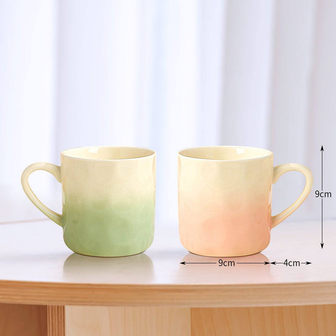 Minimalist Ceramic Mug – Handcrafted Gradient Coffee Cup, Stylish Modern Design, Perfect for Tea, Hot Cocoa, or Gifting