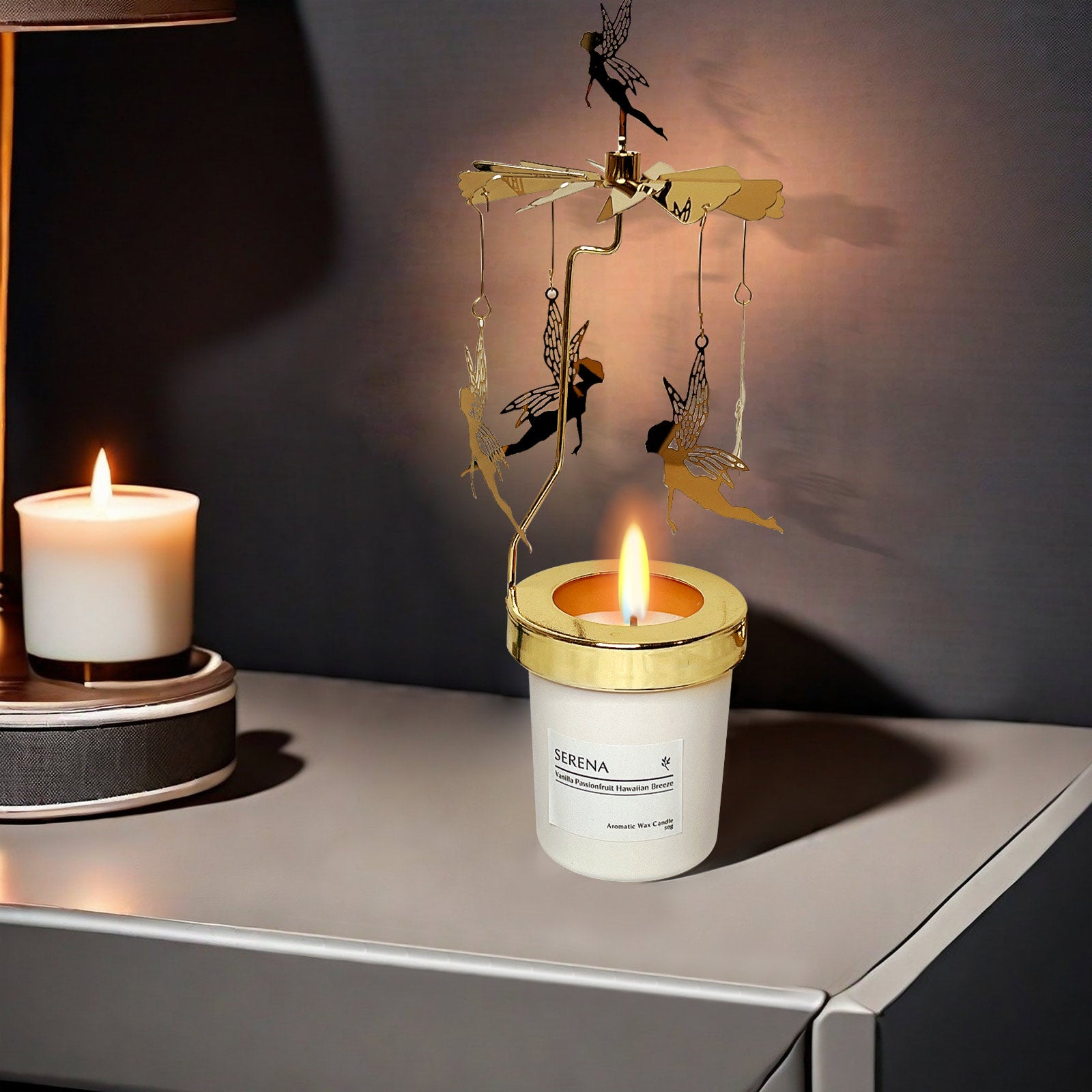 Frosted Candle for Room Decor, Serena Scented Candle (50g)