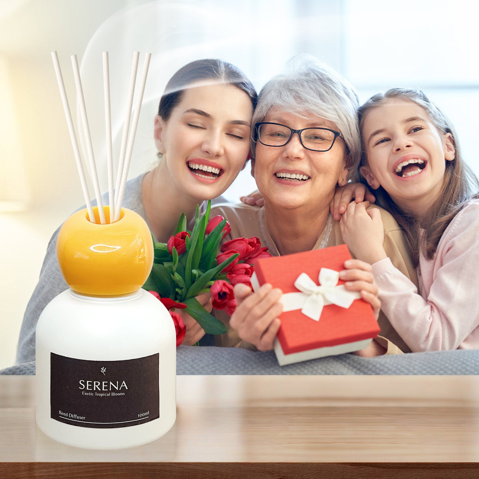 Reed Oil Diffuser for Home Fragrance, Air Freshener (100ml)