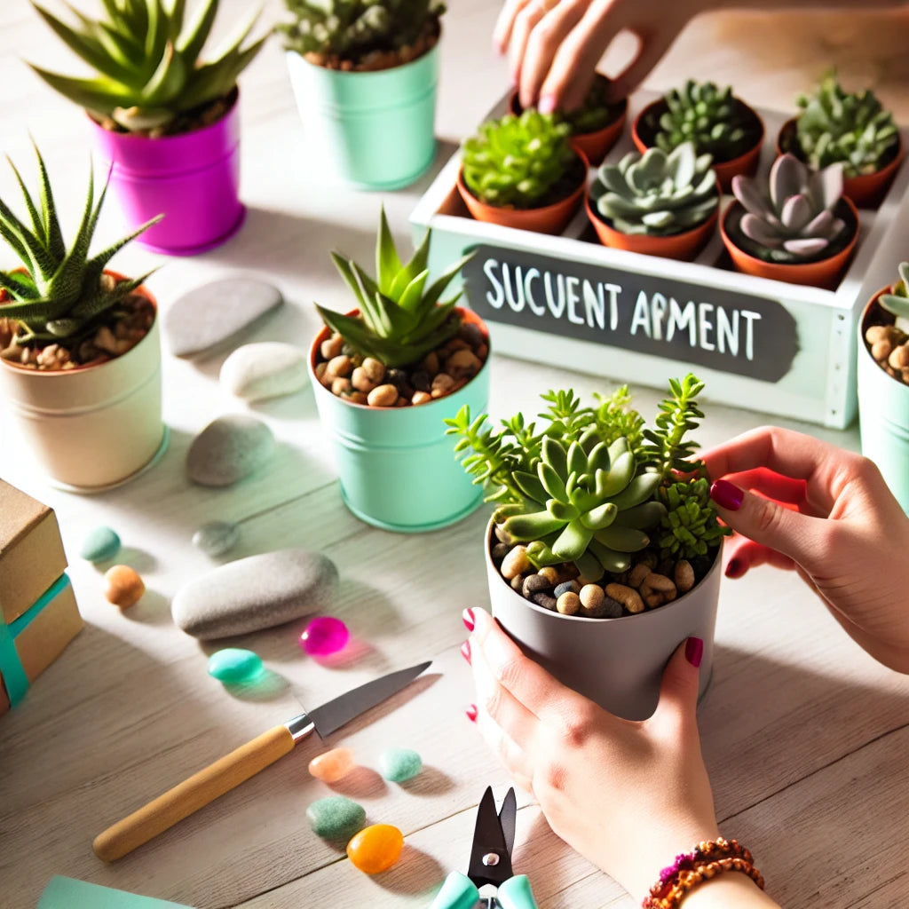 Personalized Succulent Plant Gift Workshop – Design & Take Home Your Unique Creation