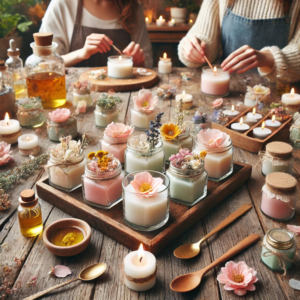 Personalized Container Flower Scented Candle Gift Workshop – Create Your Unique Candle Gift