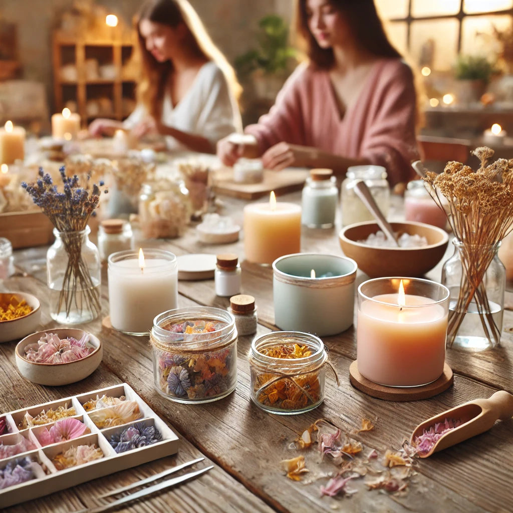 Personalized Container Flower Scented Candle Gift Workshop – Create Your Unique Candle Gift