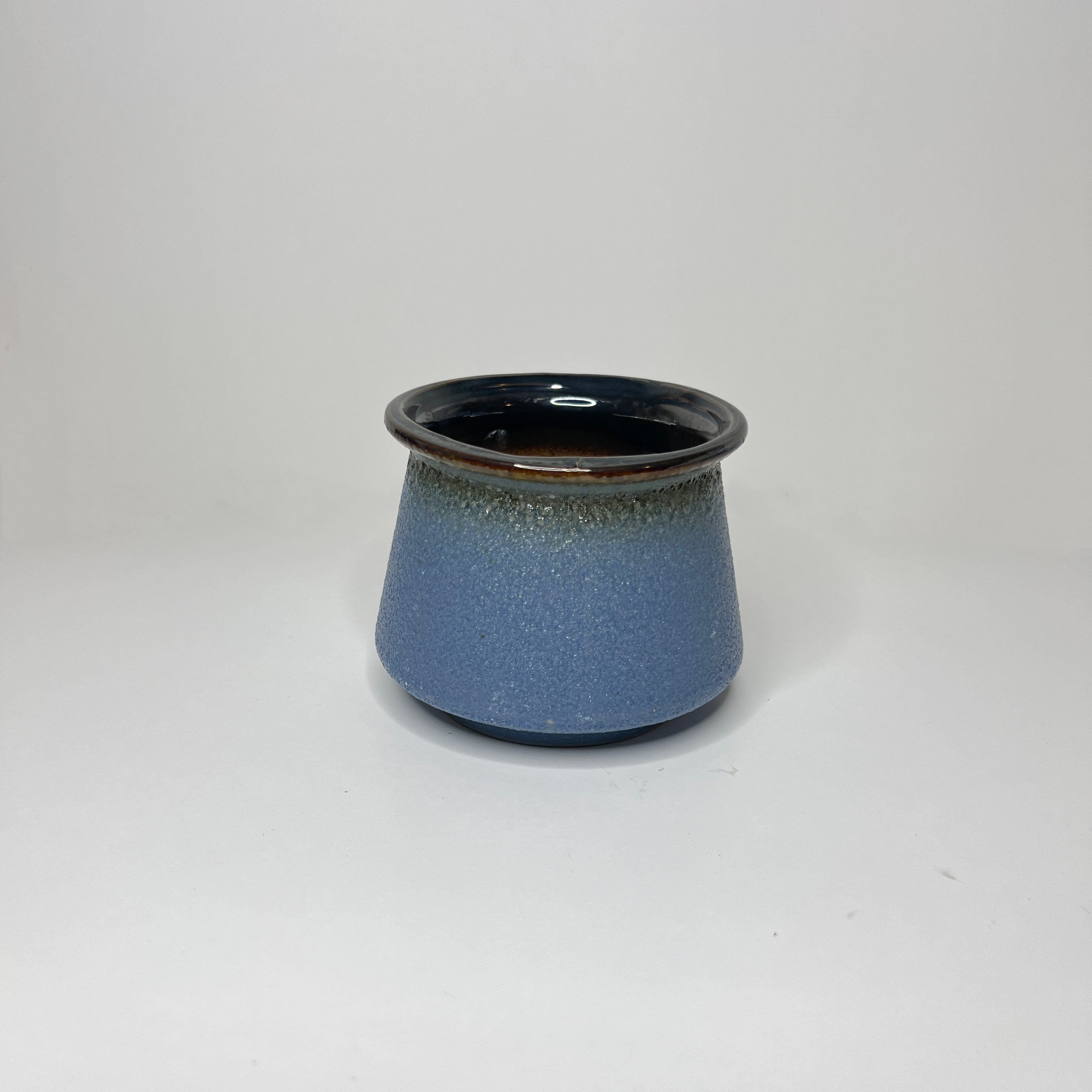 Bubble Plant Pot, Purple Glazed Planter Pot for Decor