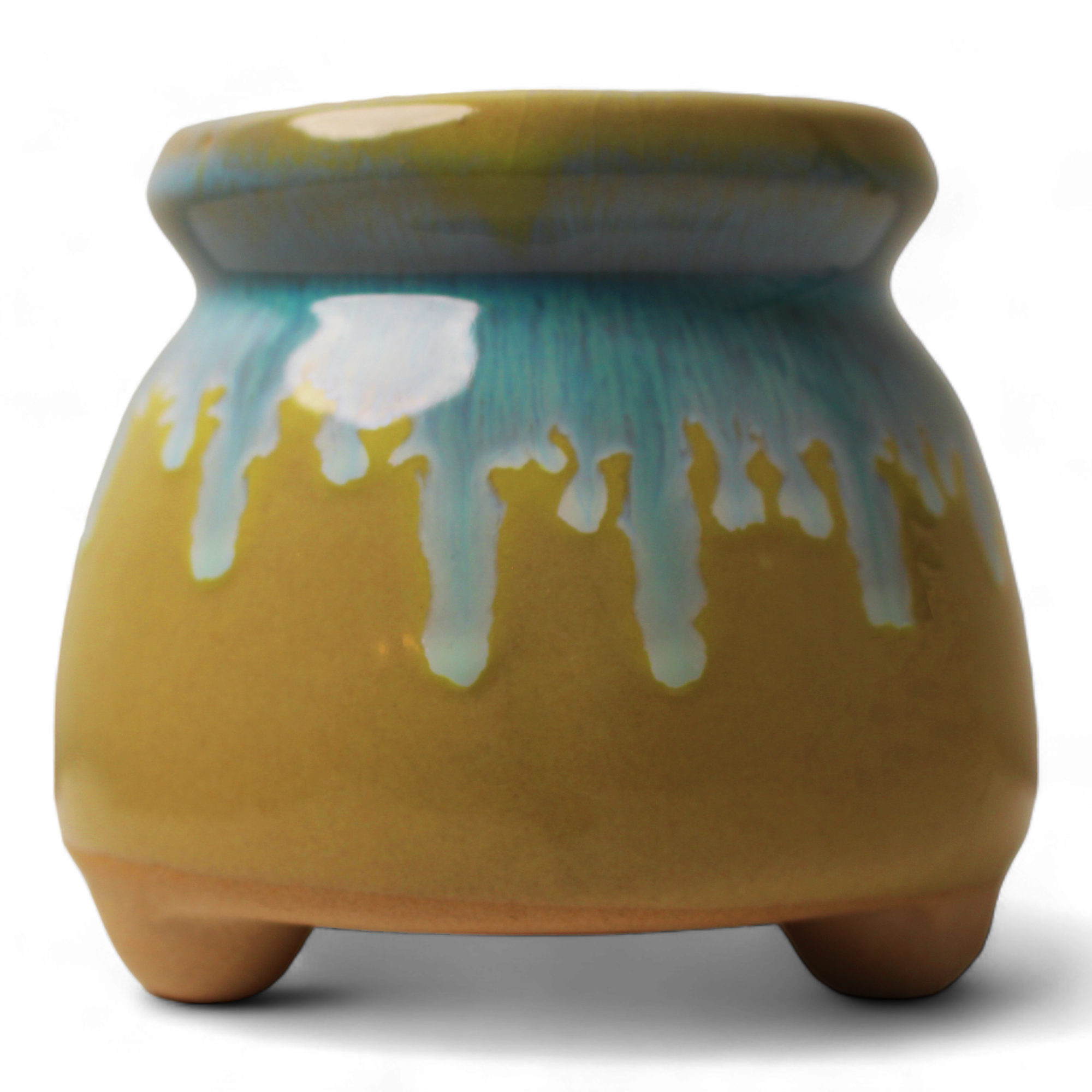 Colorful Clay Planter Pots, Hand Painted Indoor Planter Pots
