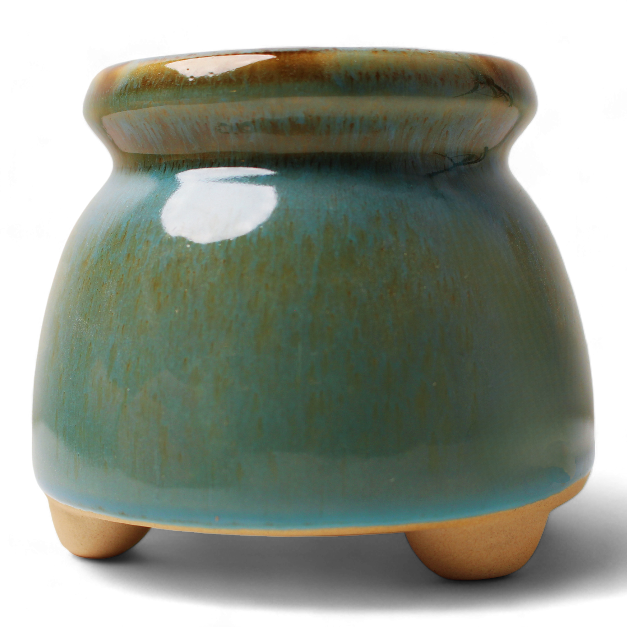 Colorful Clay Planter Pots, Hand Painted Indoor Planter Pots