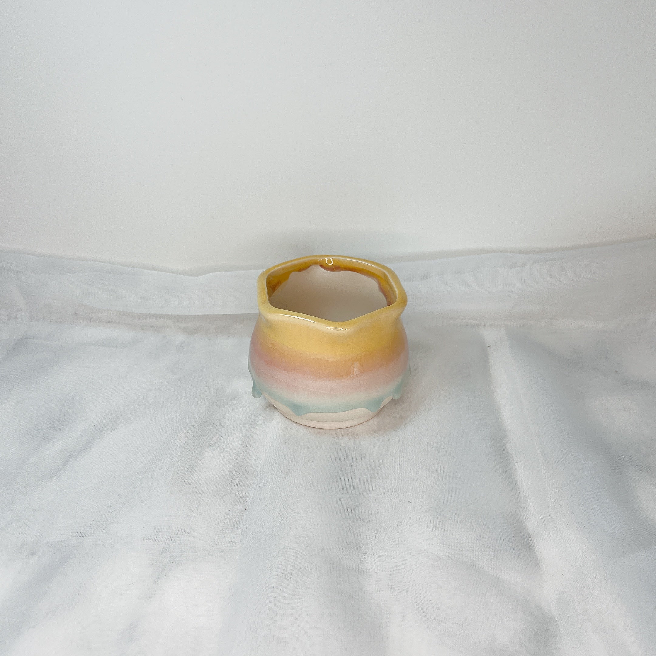 Ceramic Succulent Planter, Candie Mini Planter Pot