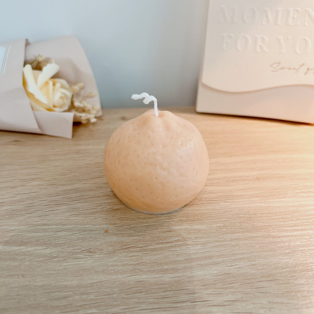 Orange Fruit Candle, Tangerine Soy Wax Candle, Home Decor