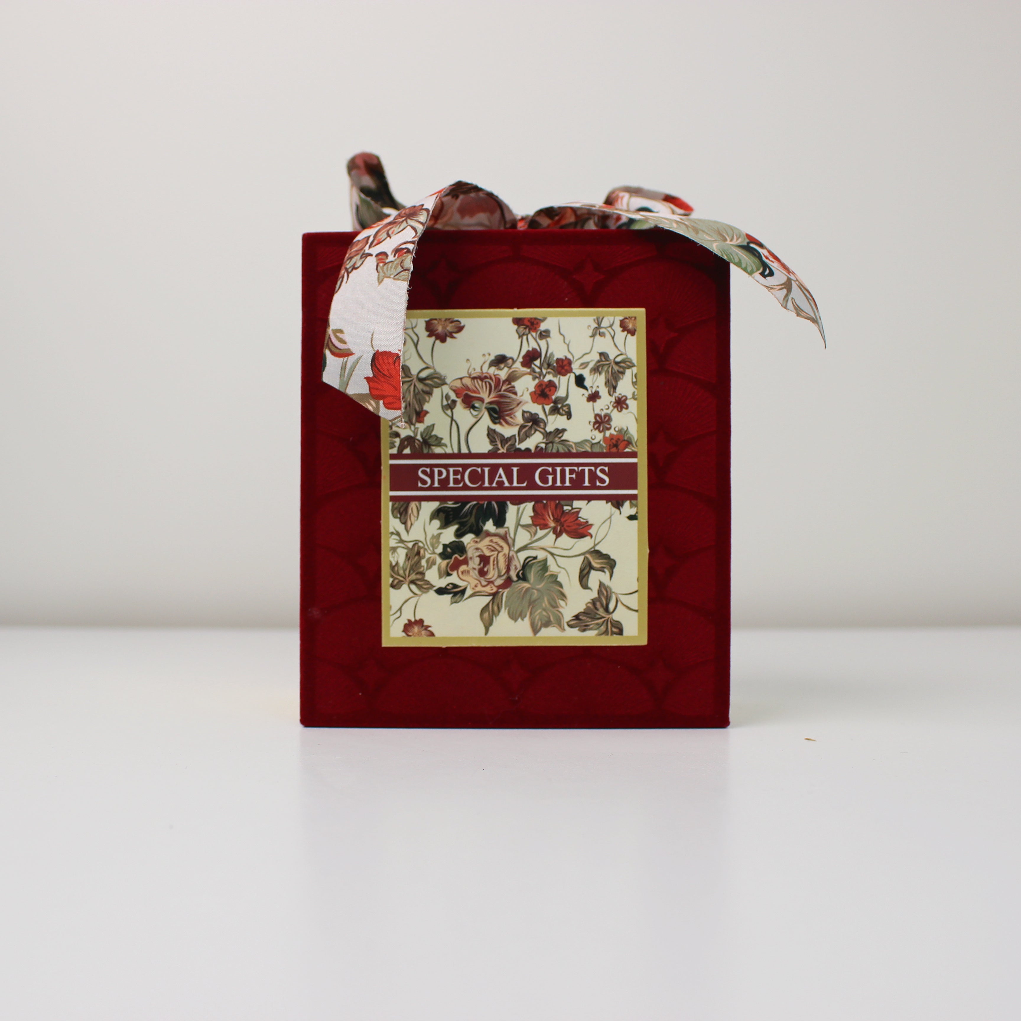 Floral Gift Box With Bow, Special Gift Box, Premium Craft Gift Box