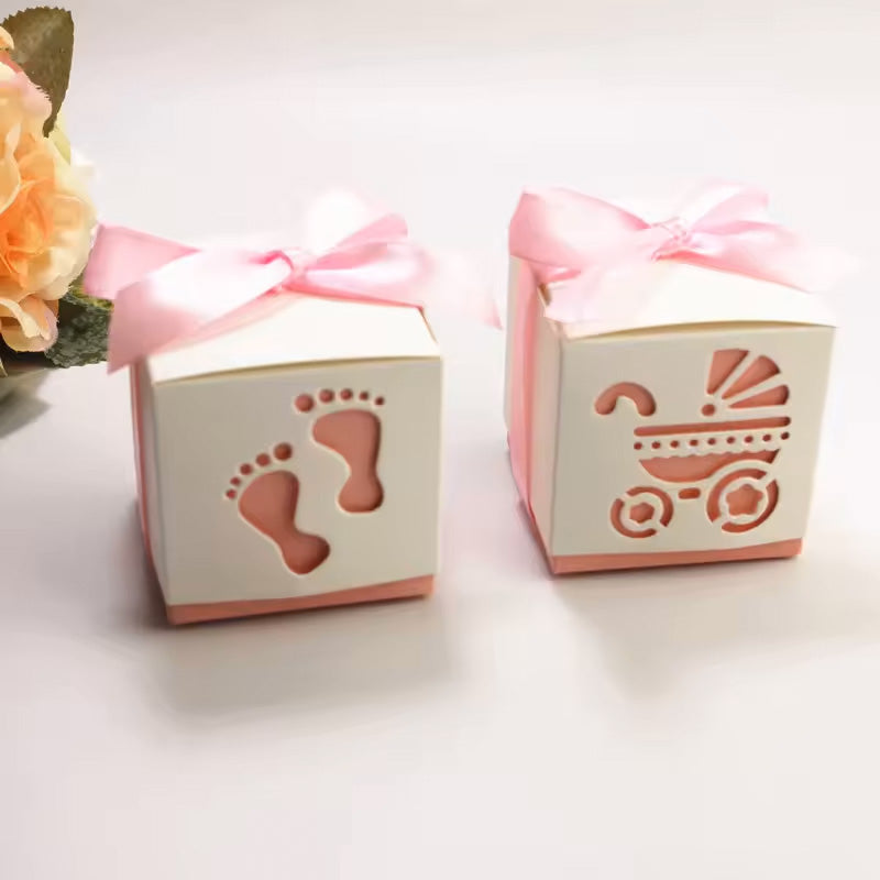 Baby Shower Sweet Gift Box Set of 10, Premium Craft Gift Box