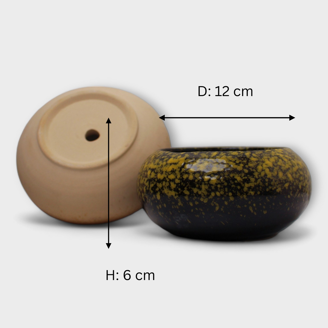 Mini Clay Plant Pot, Saucer Clay Planter Pot, Clay Pots for Plants