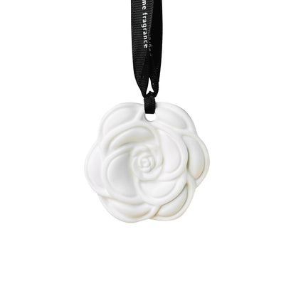 White Flower Holiday Ornament, Decorative Ornament