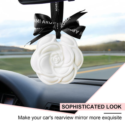 White Flower Holiday Ornament, Decorative Ornament