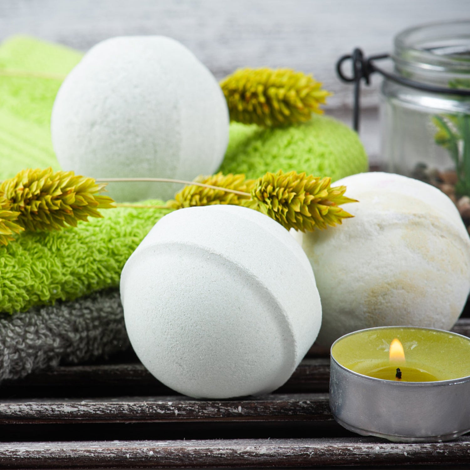 Natural Bath Bombs, Round Bath Bombs, Self Care Bath Bombs