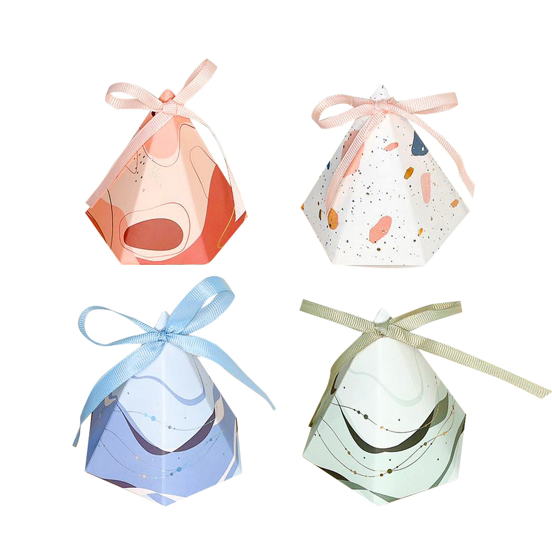 Pyramid Gift Box Set of 10, Premium Craft Curated Gift Box