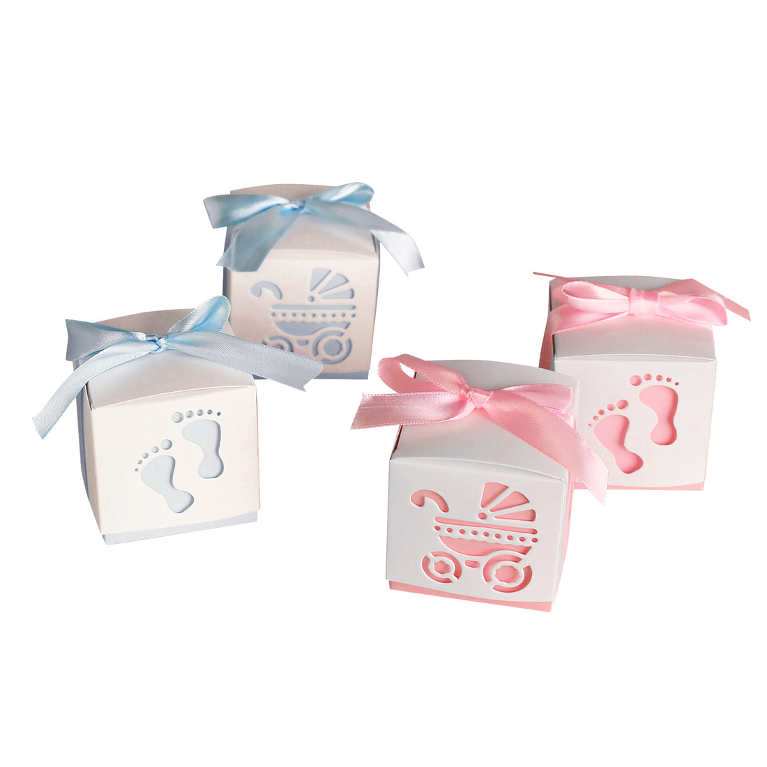Baby Shower Sweet Gift Box Set of 10, Premium Craft Gift Box