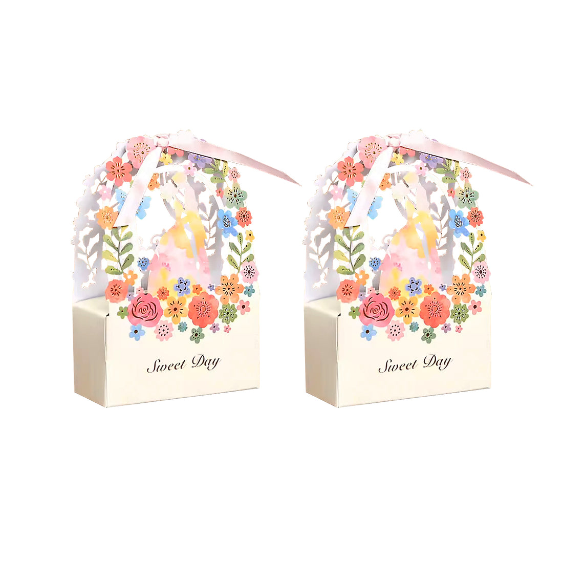 Wedding Favor Candy Boxes, Premium Craft Gift Box Set of 10