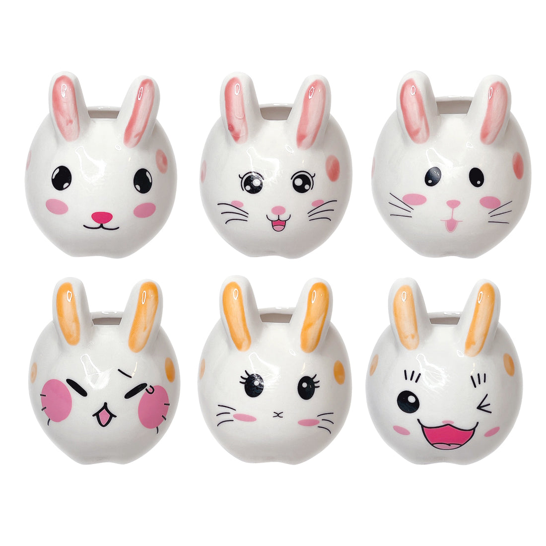 Bunny Plant Pot, Mini Ceramic Pot Planter, Modern Indoor Planter Pots