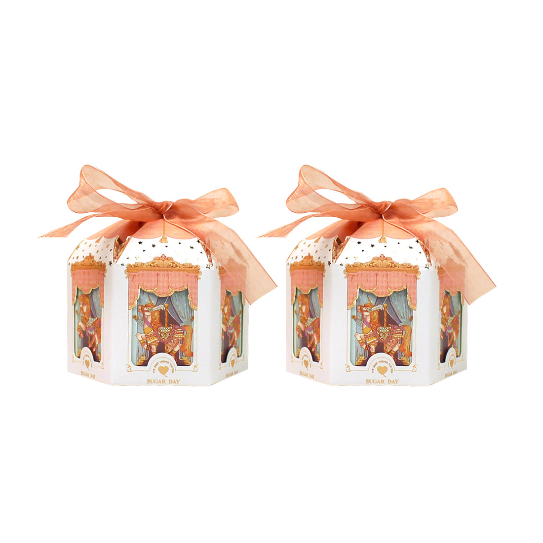 Small Gift Box Set of 10, Merry-Go-Round Craft Gift Box Set, Elegant Gift Box