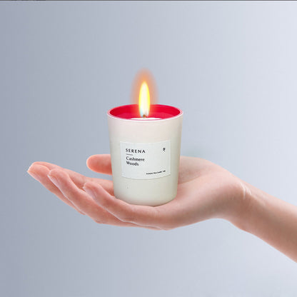 Frosted Glass Candle Set for Home Decor, Serena Scented Candle Set (50g * 3)