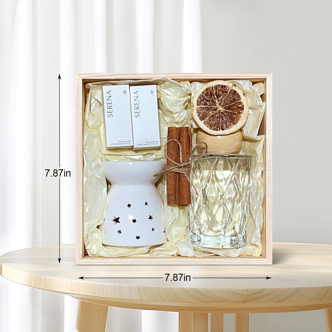 Perfect Home Fragrance Gift Set: Crystal Diffuser, Oil Burner &amp; Fragrance Oil