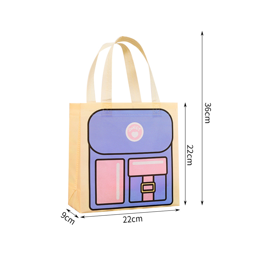 Vibrant Kids Party Goodie Bag – Durable, Reusable, Eco-Friendly Favor Bag for Birthdays, Events &amp; Celebrations