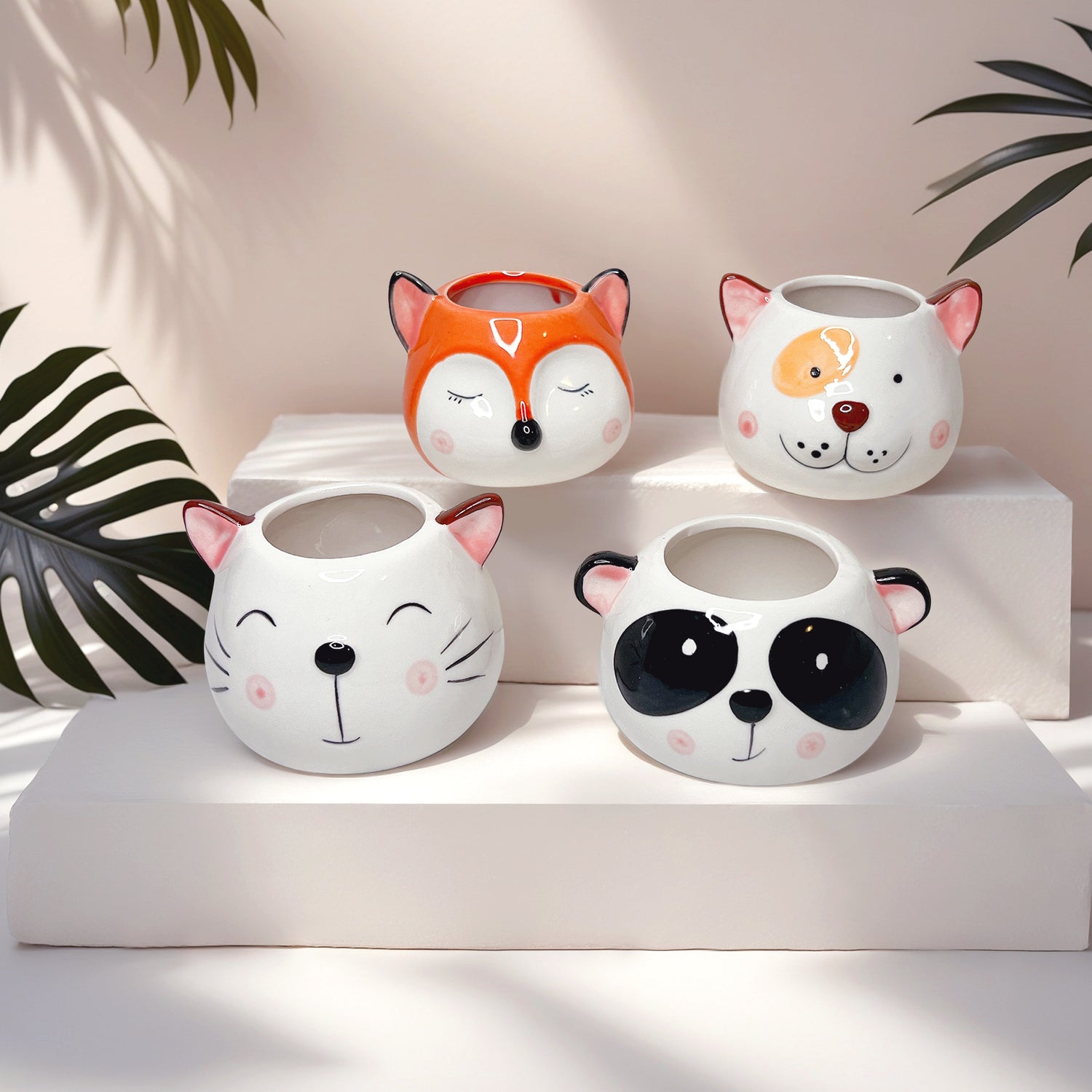 Cute Animal Planters, Unique Ceramic Animal Plant Pots