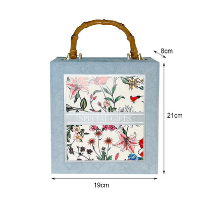 Gift Box With Handle, Floral Special Gift Box, Wedding Gift Box