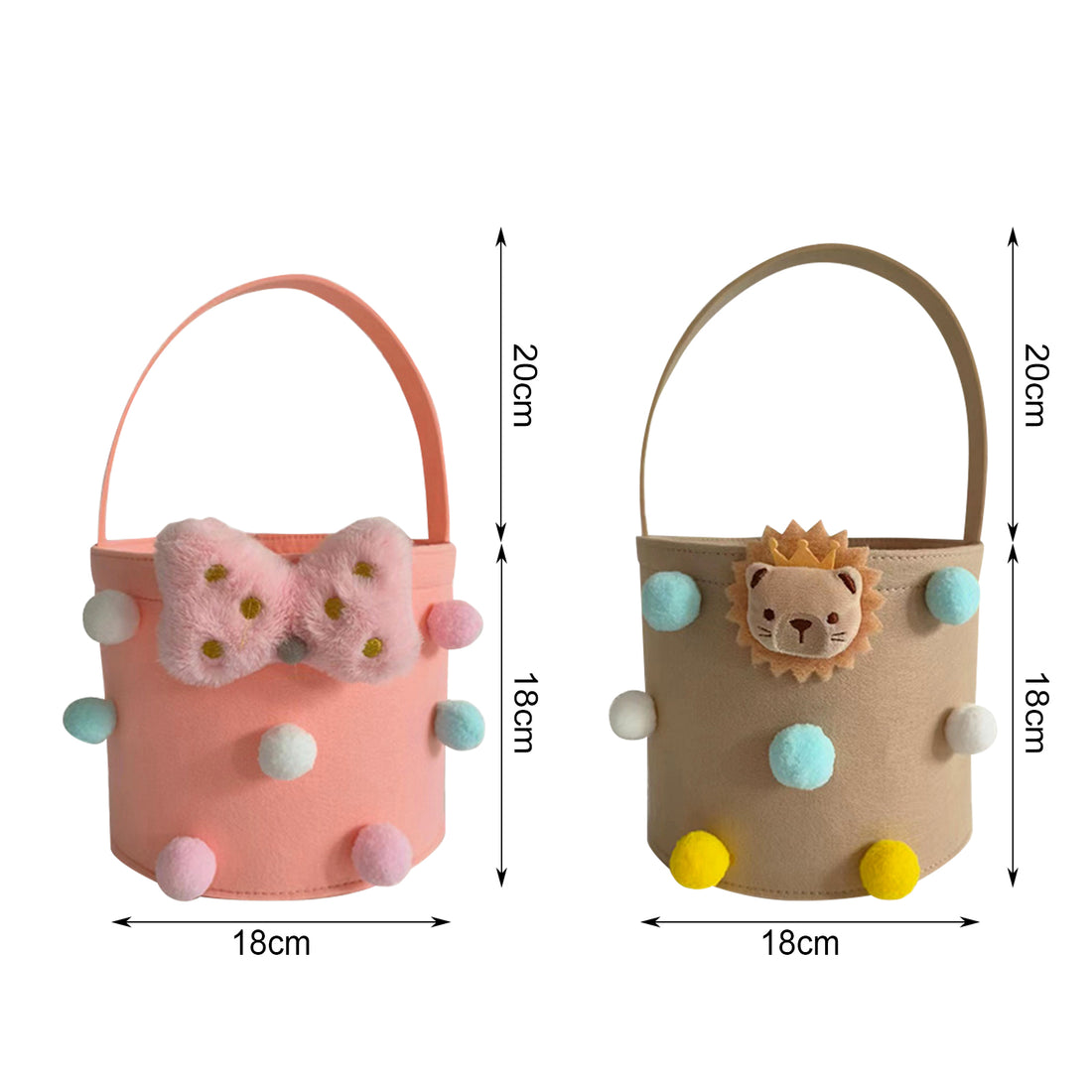 Kids Party Goodie Bags - Reusable, Colorful Party Favor Bags for Birthdays &amp; Events