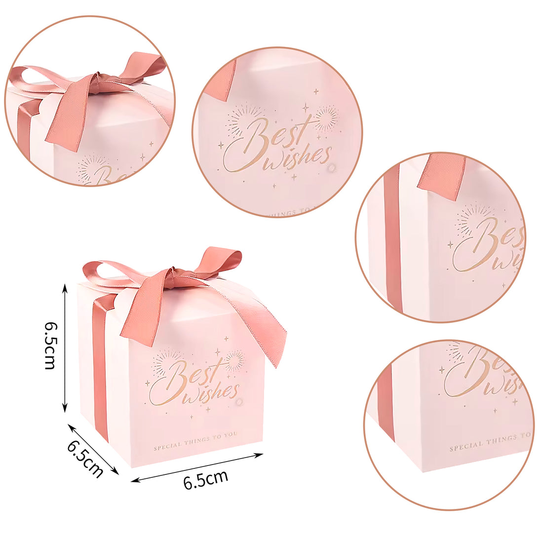 Curated Gift Box Set of 10, Premium Craft Square Gift Boxes