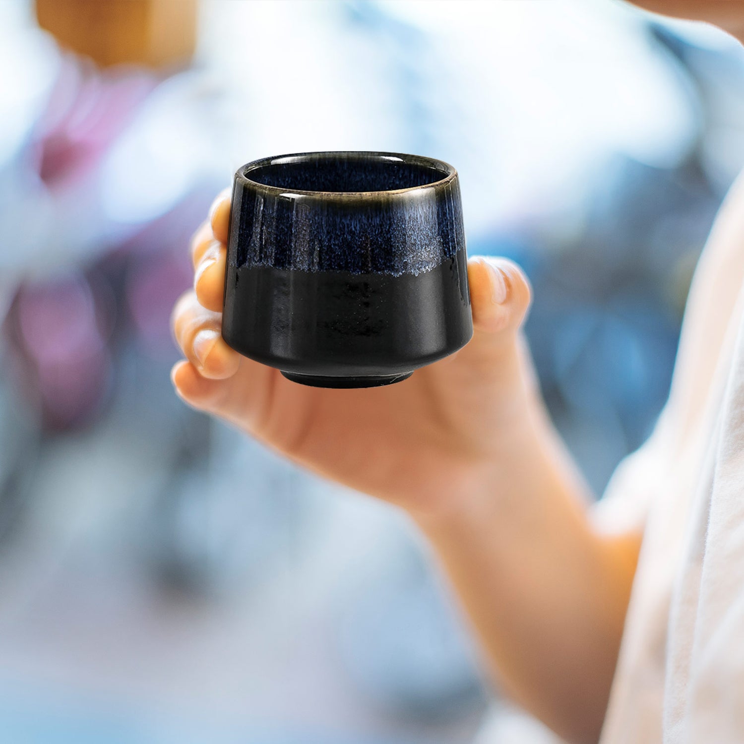 Handcrafted Ceramic Tea Cup – Minimalist Design, Glazed Finish, Perfect for Tea &amp; Coffee Lovers