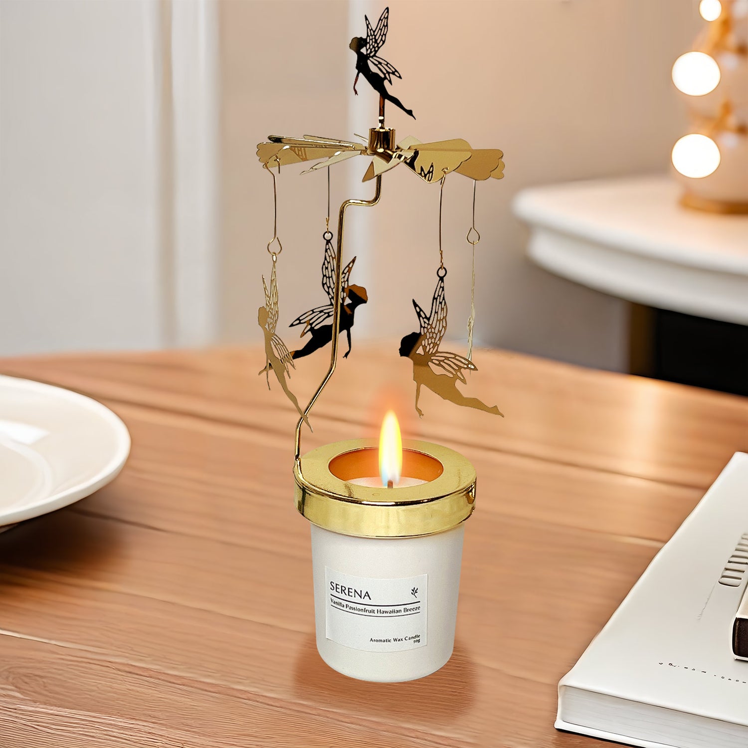 Frosted Candle for Room Decor, Serena Scented Candle (50g)
