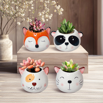 Cute Animal Planters, Unique Ceramic Animal Plant Pots