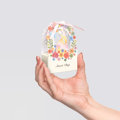 Wedding Favor Candy Boxes, Premium Craft Gift Box Set of 10