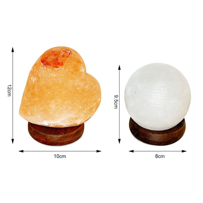 Himalayan Salt Lamp, Himalayan Salt Heart Led USB Mini Lamp